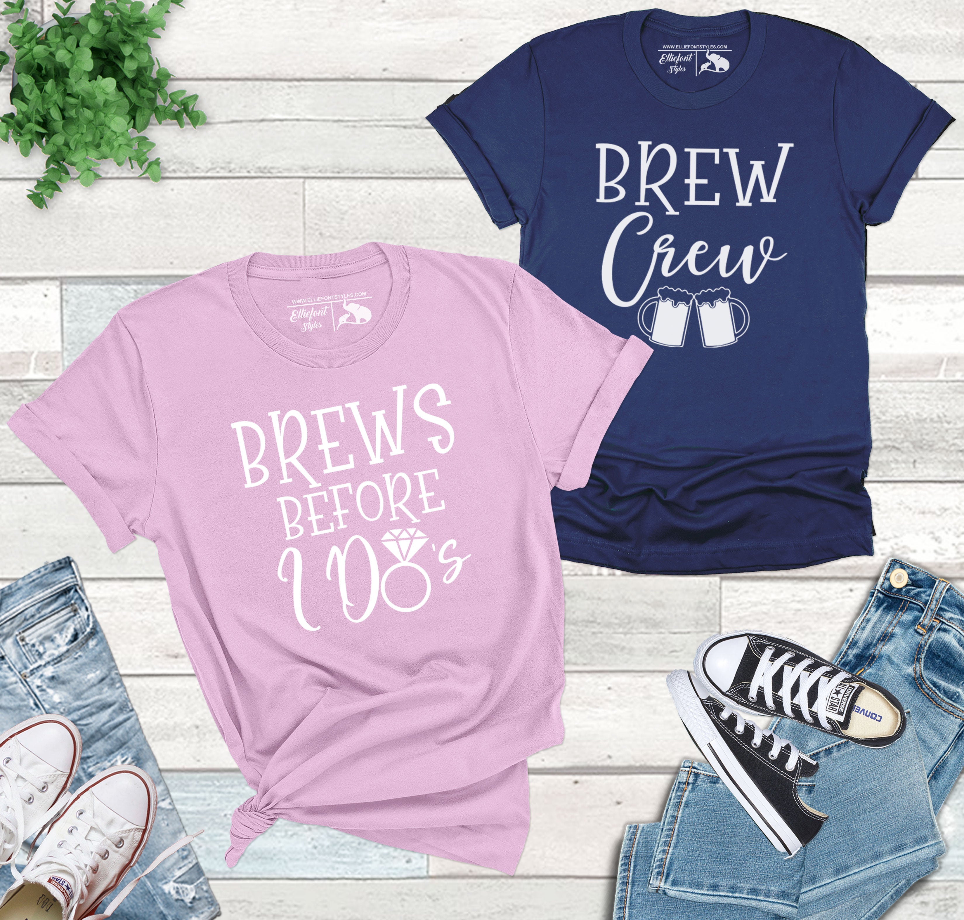 Bride's Brew Crew Shirts | Brews Before the I Do's Shirts | Bachelorette  Party | Bridal Party | Brewery Bachelorette | Beer Bachelorette
