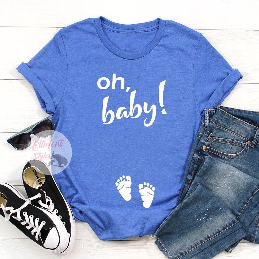 Funny Pregnancy Shirt Pregnancy Announcement Shirt Baby 